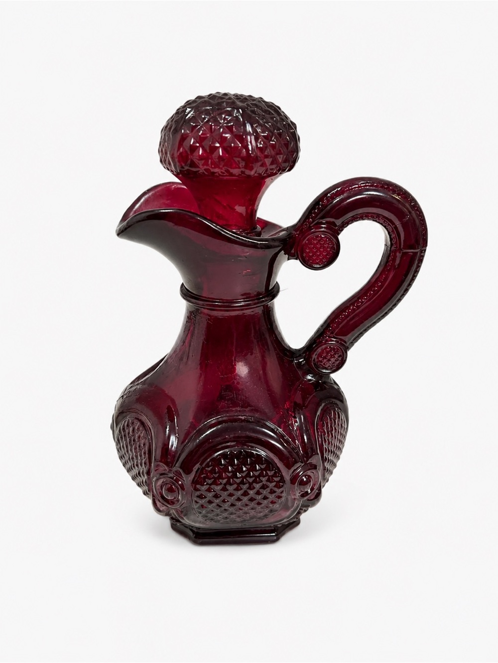 Avon Ruby Red Cape Cod cruet